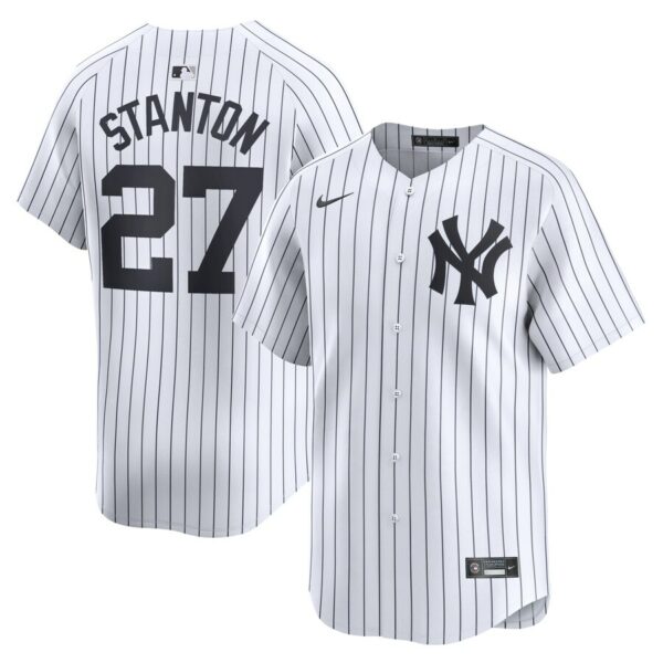 Giancarlo Stanton New York Yankees Nike Home Limited Player Jersey - White