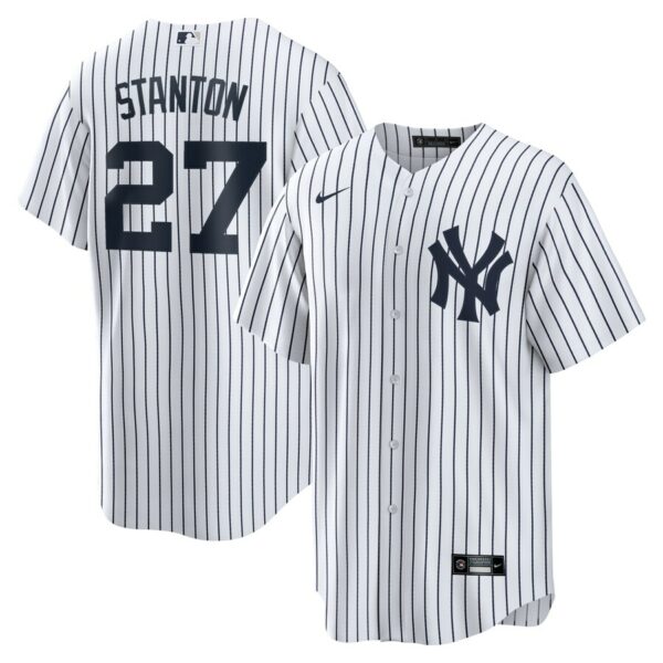 Giancarlo Stanton New York Yankees Nike Home Replica Player Name Jersey - White