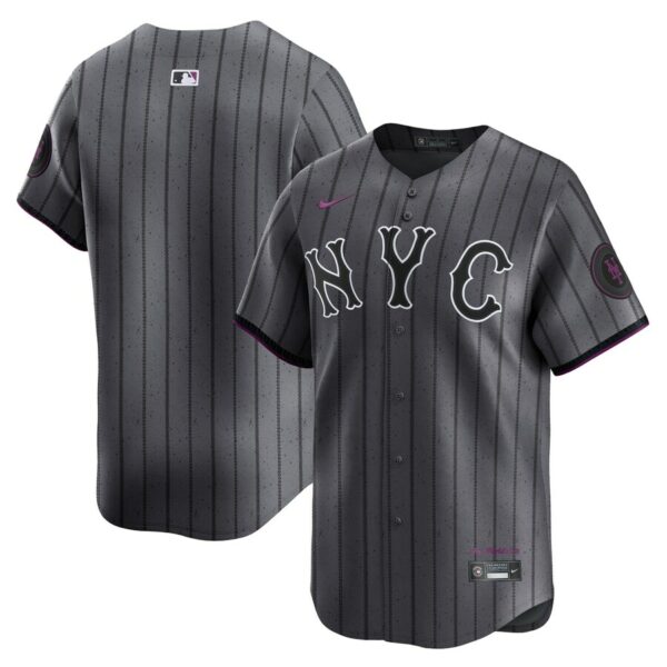 New York Mets Nike 2024 City Connect Limited Jersey - Graphite