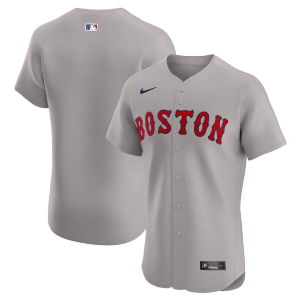 Boston Red Sox Nike Road Elite Jersey - Gray