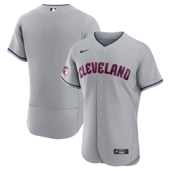 Cleveland Guardians Nike Road Team Jersey - Gray