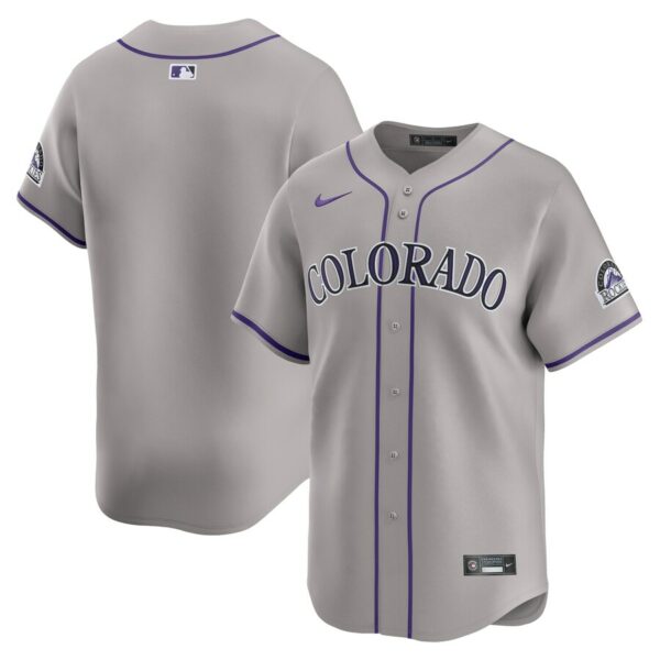 Colorado Rockies Nike Road Limited Jersey - Gray