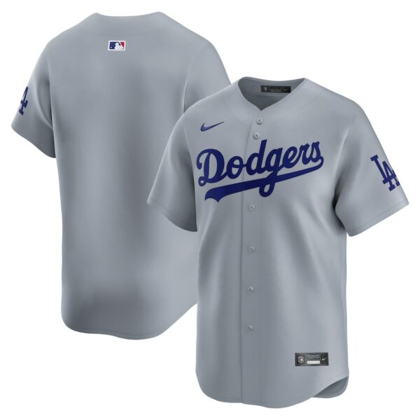 Los Angeles Dodgers Nike  Road Limited Jersey - Gray