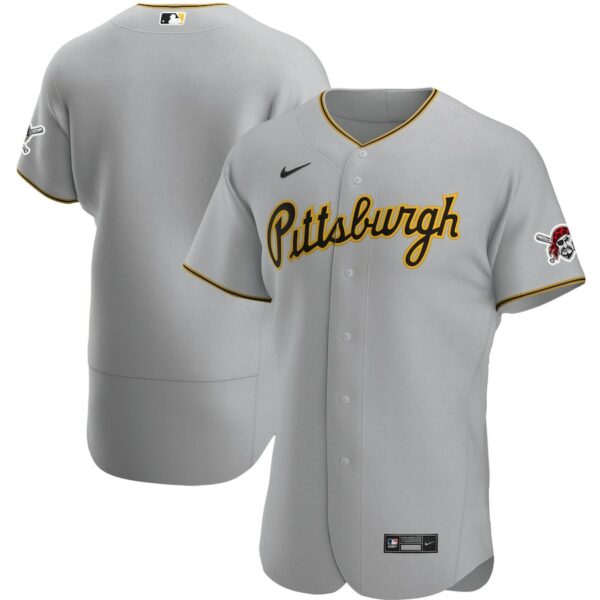 Pittsburgh Pirates Nike Road Team Jersey - Gray