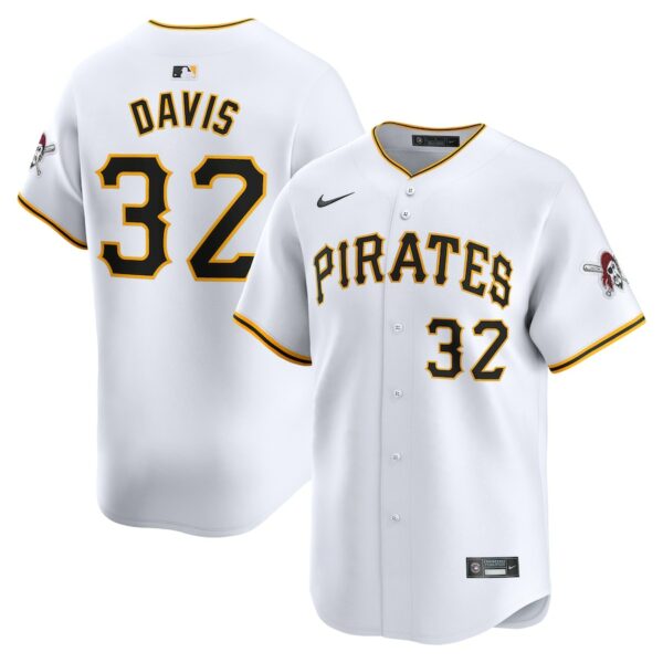 Henry Davis Pittsburgh Pirates Nike Home Limited Player Jersey - White