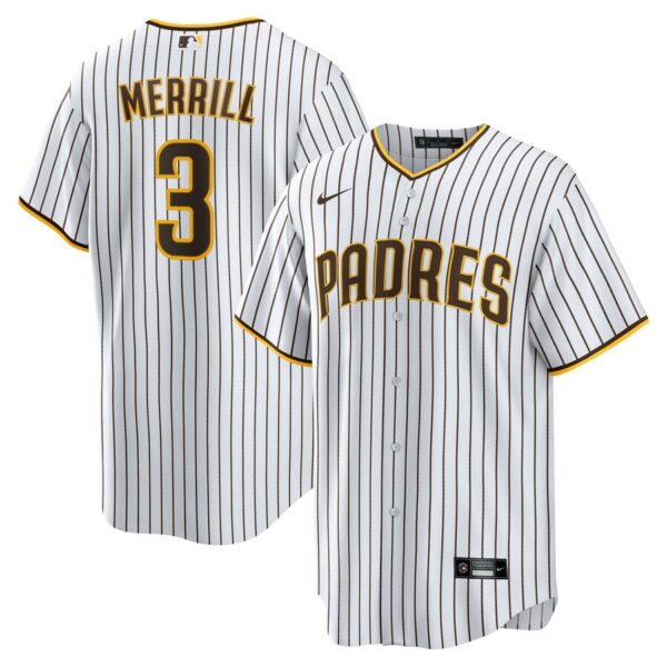 Jackson Merrill San Diego Padres Nike Home Replica Jersey - White