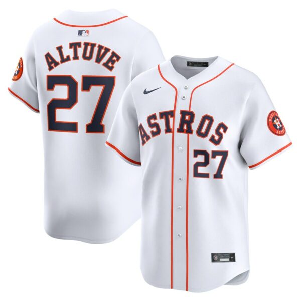 Jose Altuve Houston Astros Nike Home Limited Player Jersey - White