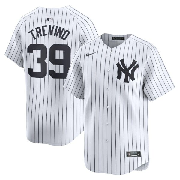 Jose Trevino New York Yankees Nike Home Limited Player Jersey - White