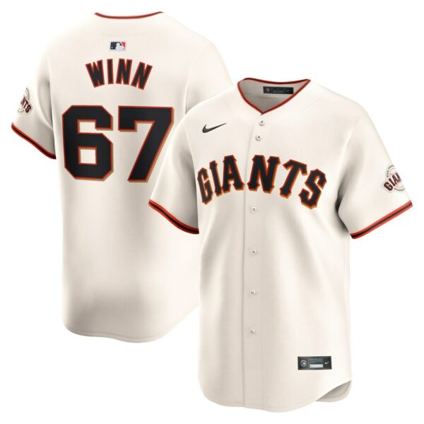 Keaton Winn San Francisco Giants Nike Home Limited Player Jersey - Cream