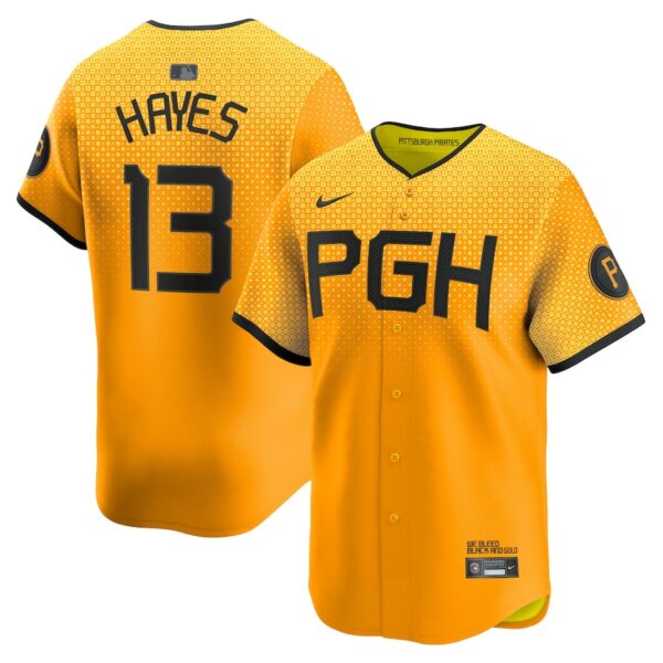 Ke'Bryan Hayes Pittsburgh Pirates Nike City Connect Limited Player Jersey - Gold