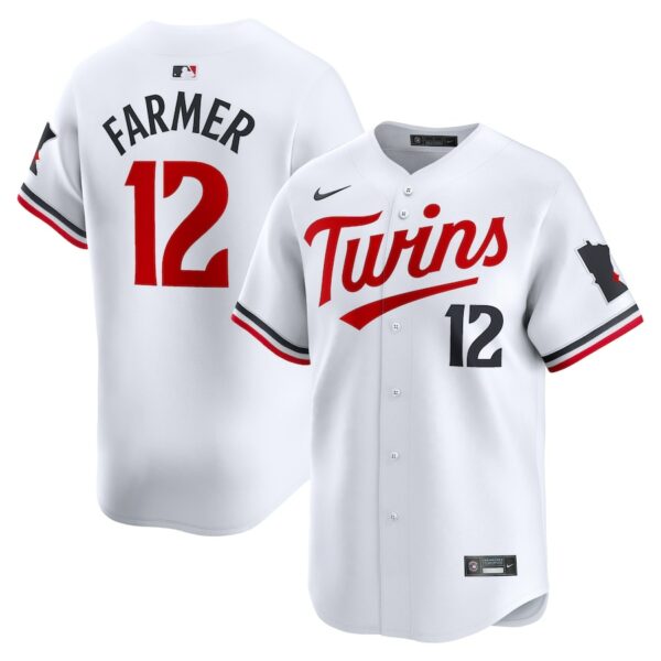 Kyle Farmer Minnesota Twins Nike Home Limited Player Jersey - White