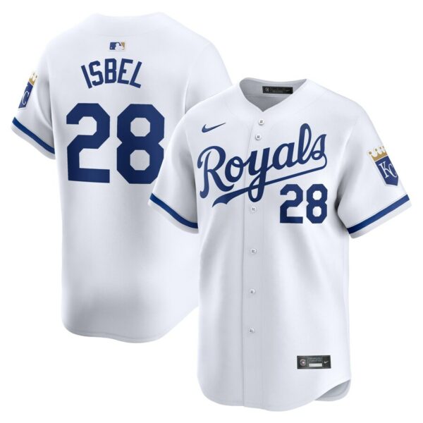 Kyle Isbel Kansas City Royals Nike Home Limited Player Jersey - White