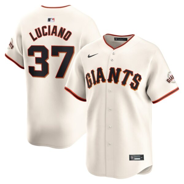 Marco Luciano San Francisco Giants Nike Home Limited Player Jersey - Cream