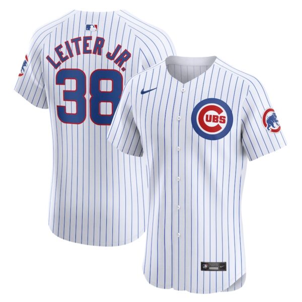 Mark Leiter Jr. Chicago Cubs Nike Home Elite Player Jersey - White