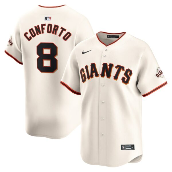 Michael Conforto San Francisco Giants Nike Home Limited Player Jersey - Cream