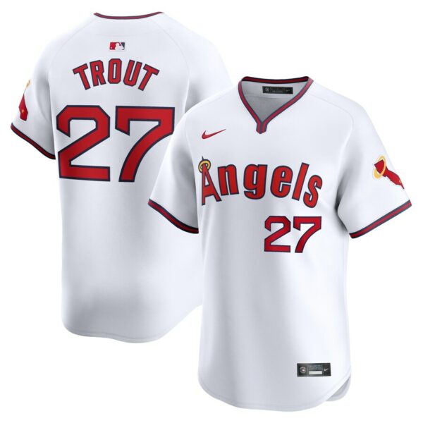 Mike Trout Los Angeles Angels Nike Alternate Limited Player Jersey - White