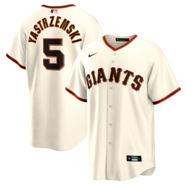 Mike Yastrzemski San Francisco Giants Nike Home Replica Player Jersey - Cream