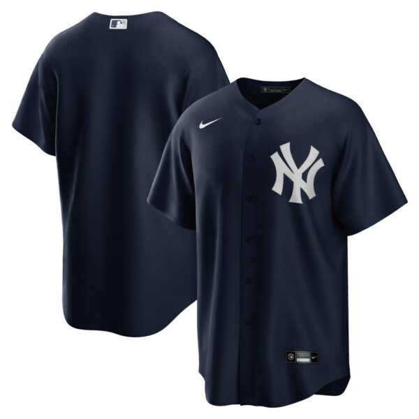 New York Yankees Nike Big & Tall Alternate Replica Team Jersey - Navy