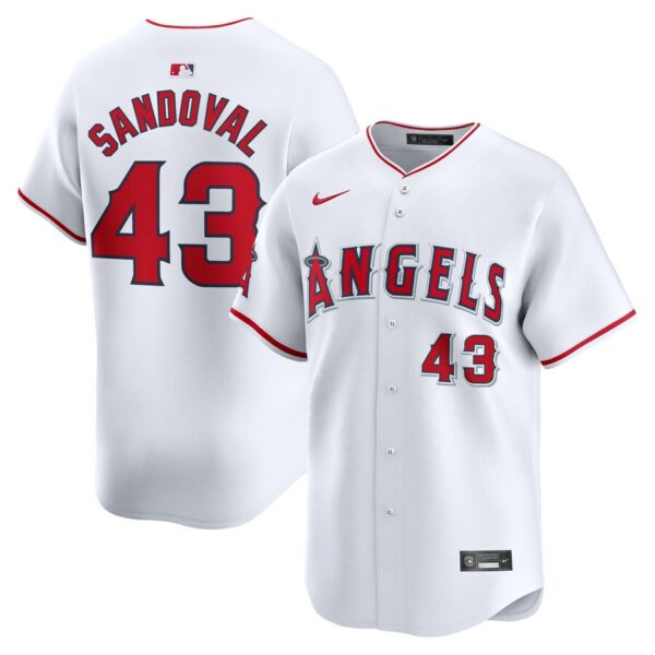 Patrick Sandoval Los Angeles Angels Nike Home Limited Player Jersey - White