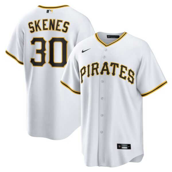 Paul Skenes Pittsburgh Pirates Nike Home Replica Player Jersey - White