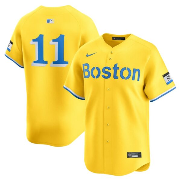 Rafael Devers Boston Red Sox Nike City Connect Limited Player Jersey - Gold