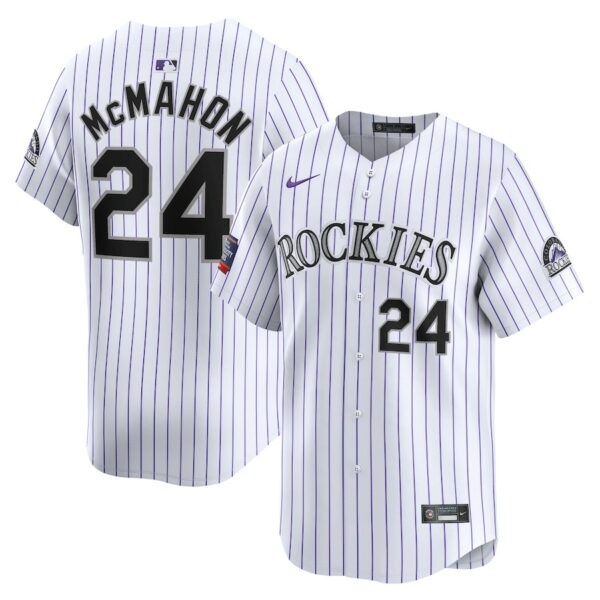 Ryan McMahon Colorado Rockies Nike 2024 MLB World Tour Mexico City Series Home Limited Player Jersey - White