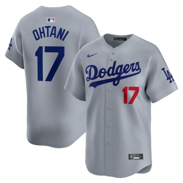 Shohei Ohtani Los Angeles Dodgers Nike Away Limited Player Jersey - Gray