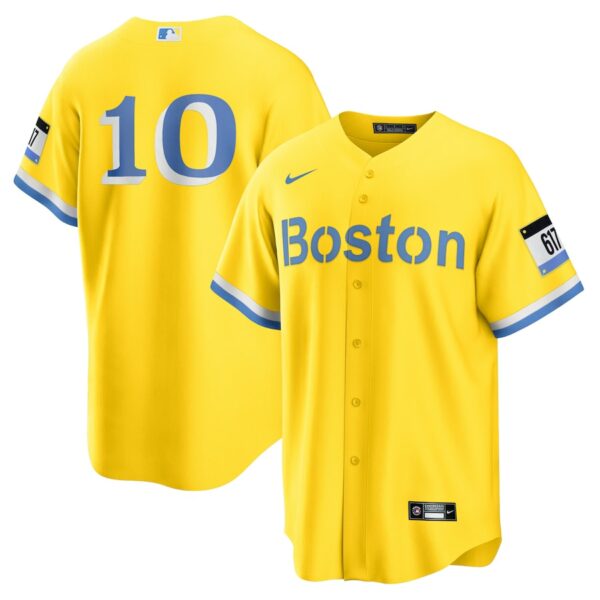 Trevor Story Boston Red Sox Nike City Connect Replica Player Jersey - Gold