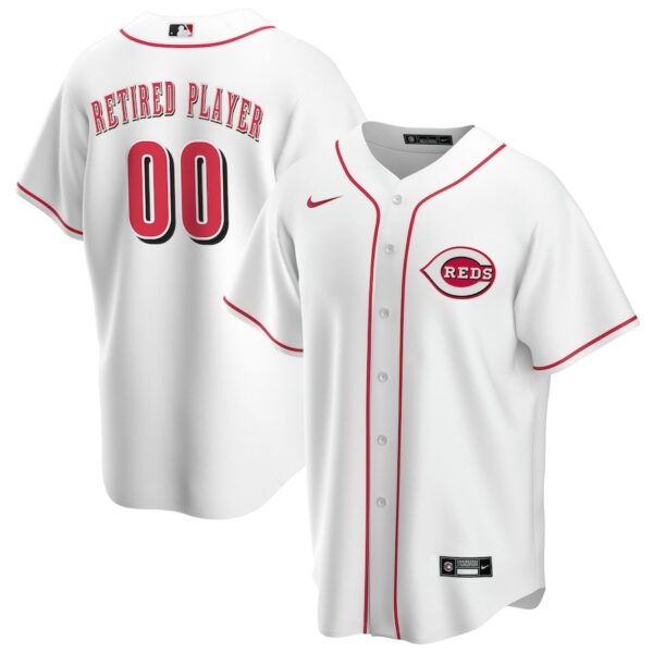 Cincinnati Reds Nike Home Pick-A-Player Retired Roster Replica Jersey - White