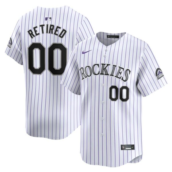 Colorado Rockies Nike Home Limited Pick-A-Player Retired Roster Jersey - White