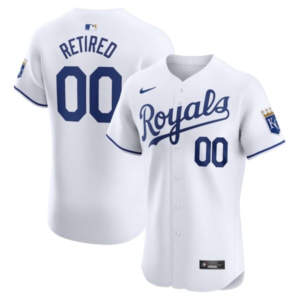 Kansas City Royals Nike Home Elite Pick-A-Player Retired Roster Jersey - White