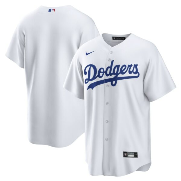 Los Angeles Dodgers Nike Home Blank Replica Jersey - White