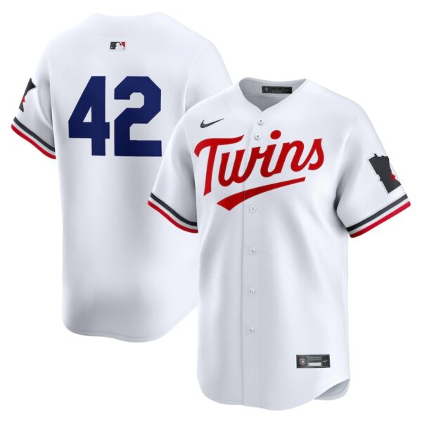 Minnesota Twins Nike 2024 Jackie Robinson Day Home Limited Jersey - White