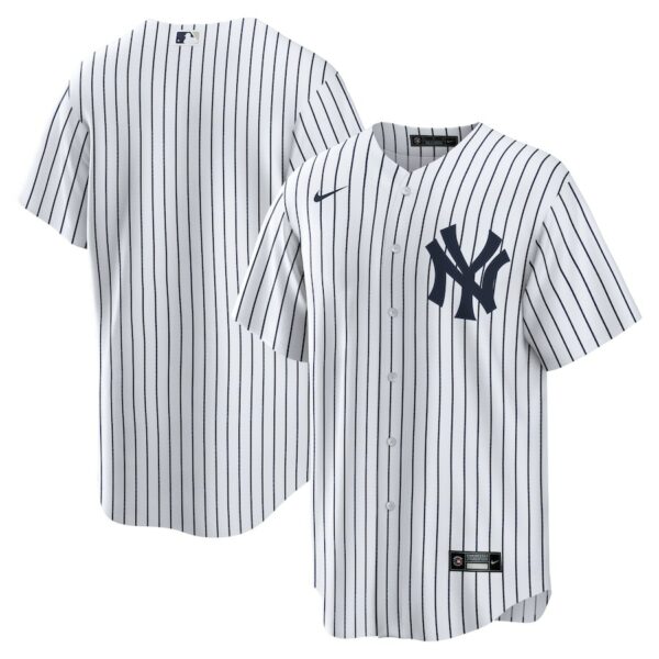 New York Yankees Nike Home Blank Replica Jersey - White