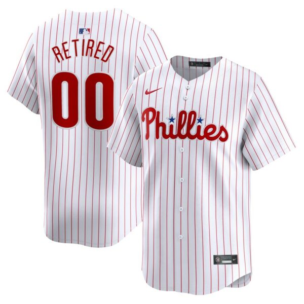 Philadelphia Phillies Nike Home Limited Pick-A-Player Retired Roster Jersey - White