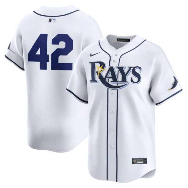 Tampa Bay Rays Nike 2024 Jackie Robinson Day Home Limited Jersey - White