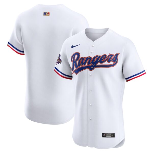 Texas Rangers Nike 2024 Gold Collection Elite Jersey - White