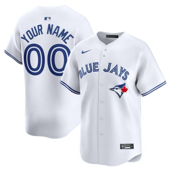 Toronto Blue Jays Nike Home Limited Custom Jersey - White