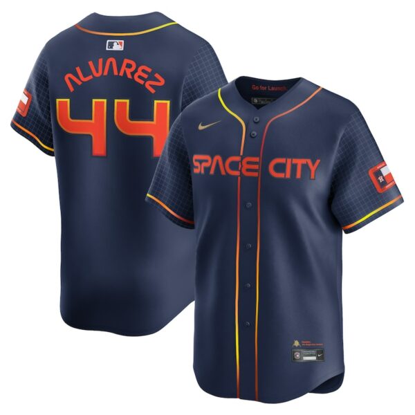 Yordan Alvarez Houston Astros Nike City Connect Limited Player Jersey - Navy