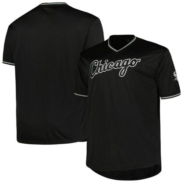 Chicago White Sox Profile Big & Tall Pop Fashion Jersey - Black