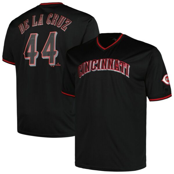 Elly De La Cruz Cincinnati Reds Profile Big & Tall Pop Fashion Player Jersey - Black