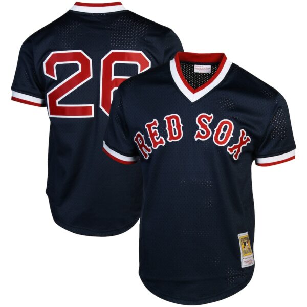 Mitchell & Ness Wade Boggs Boston Red Sox 1992 Cooperstown Collection Batting Practice Jersey - Navy Blue