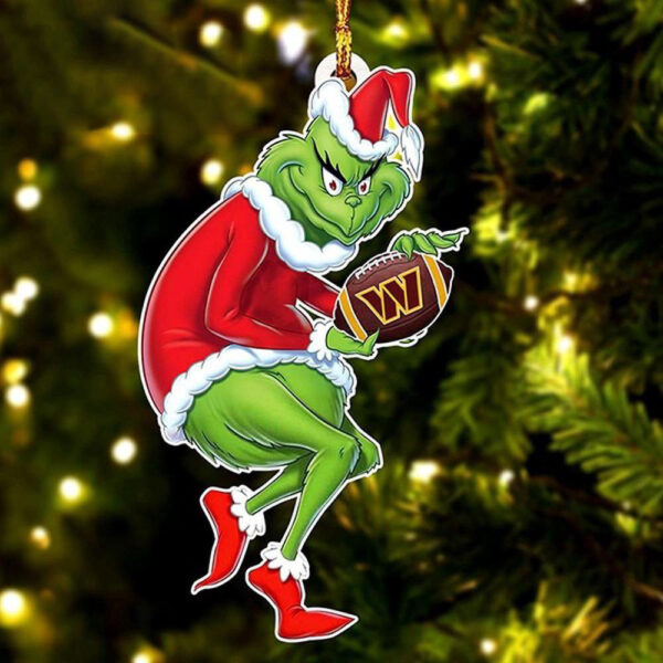 NFL Washington Redskins Grinch Stole Christmas Tree Ornament Decoration