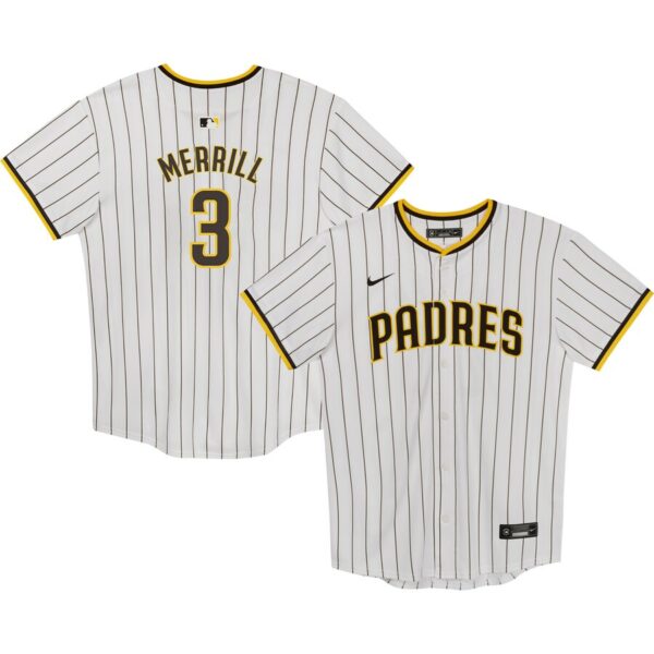 Jackson Merrill San Diego Padres Nike Preschool Home Player Game Jersey - White