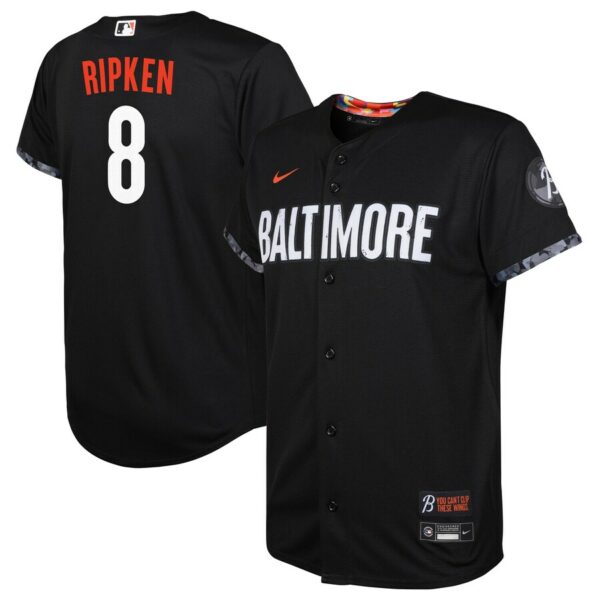 Cal Ripken Baltimore Orioles Nike Toddler City Connect Replica Player Jersey - Black