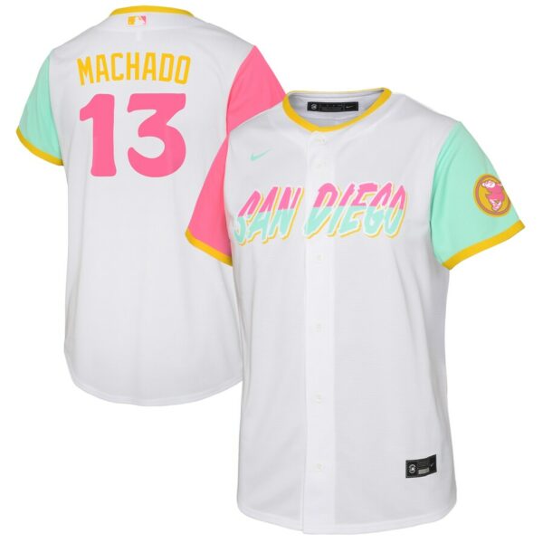 Manny Machado San Diego Padres Nike Toddler City Connect Replica Player Jersey - White