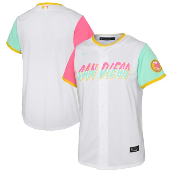 San Diego Padres Nike Toddler City Connect Replica Team Jersey - White