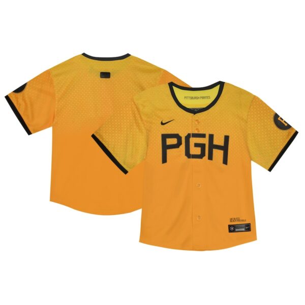 Pittsburgh Pirates Nike Toddler City Connect Limited Jersey - Yellow