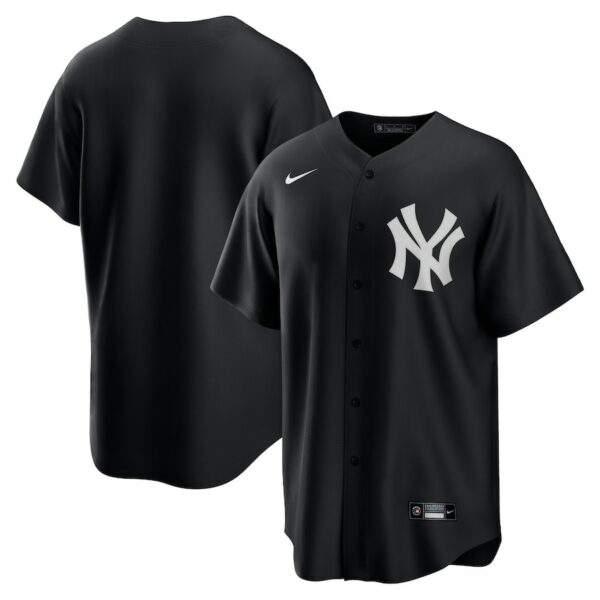 New York Yankees Nike Official Replica Jersey - Black/White