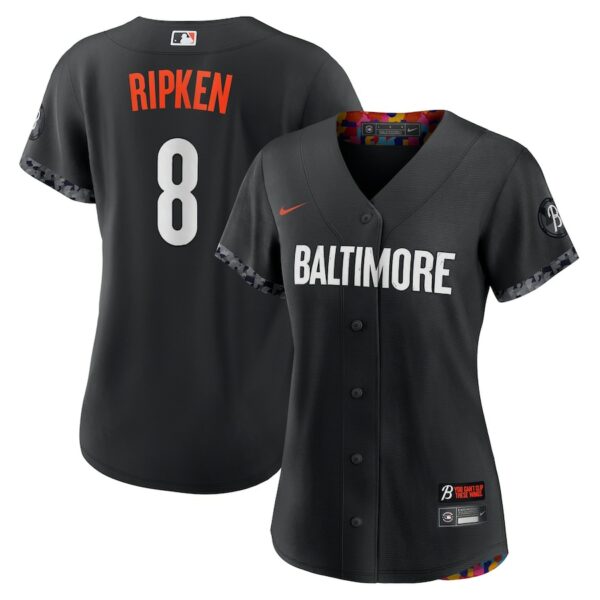 Cal Ripken Jr. Baltimore Orioles Nike Women's City Connect Replica Player Jersey - Black